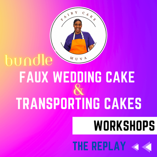 Faux Wedding Cake & Transporting Cakes Workshops - THE REPLAY